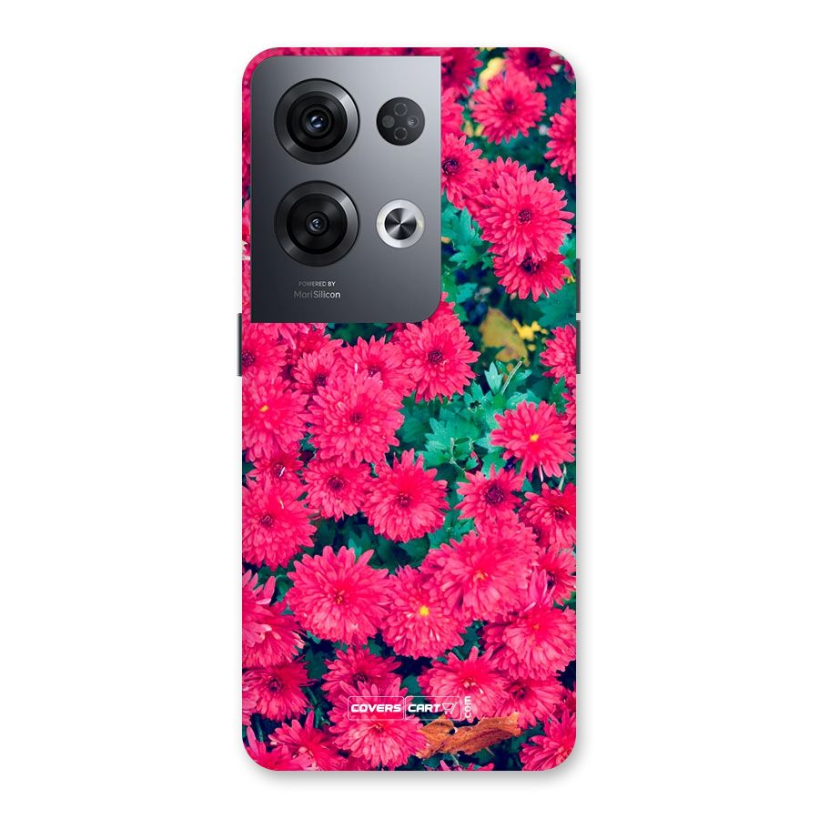 Pink Flowers Back Case for Oppo Reno8 Pro 5G