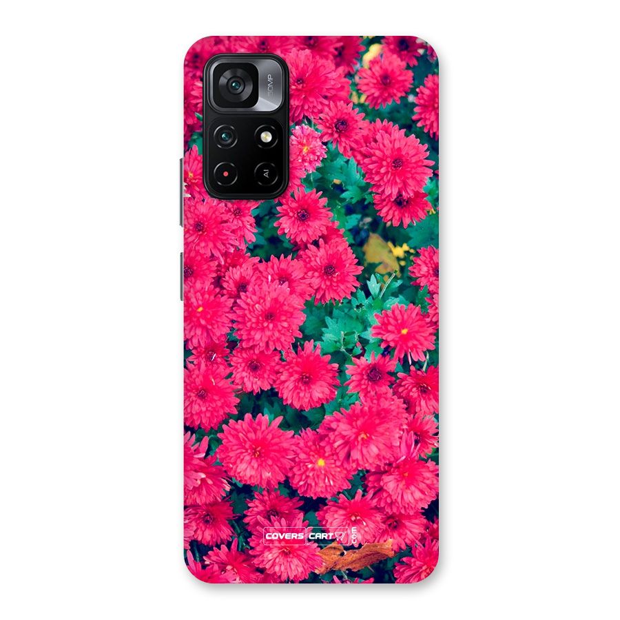 Pink Flowers Back Case for Poco M4 Pro 5G