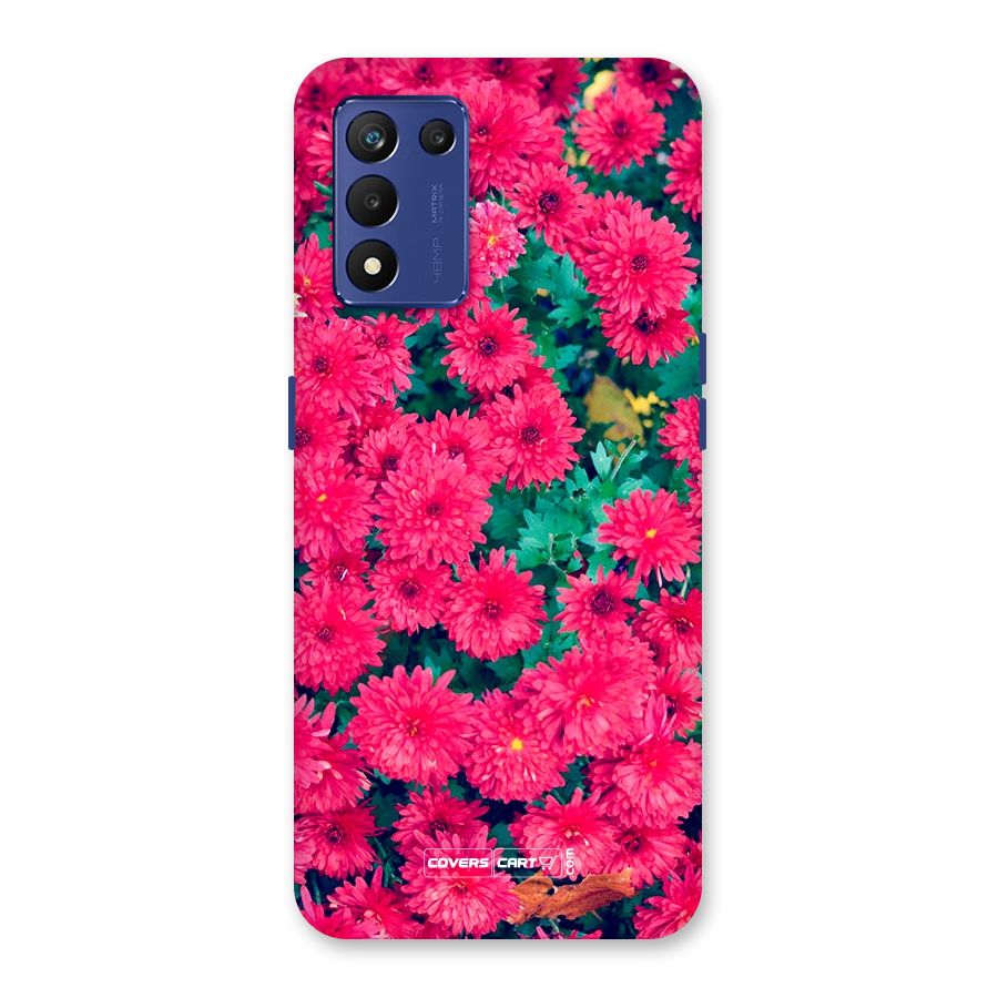 Pink Flowers Back Case for Realme 9 5G Speed
