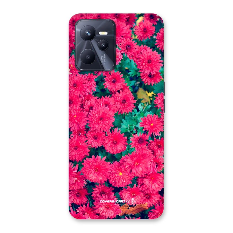 Pink Flowers Back Case for Realme C35
