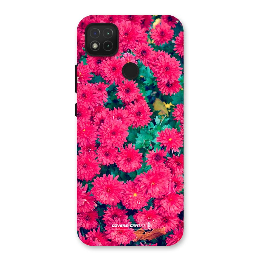Pink Flowers Back Case for Redmi 9 Activ
