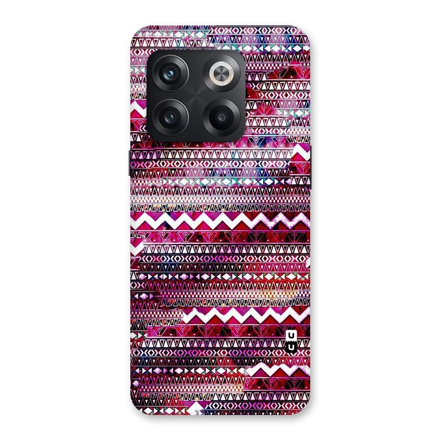 Pink Indie Pattern Back Case for OnePlus 10T