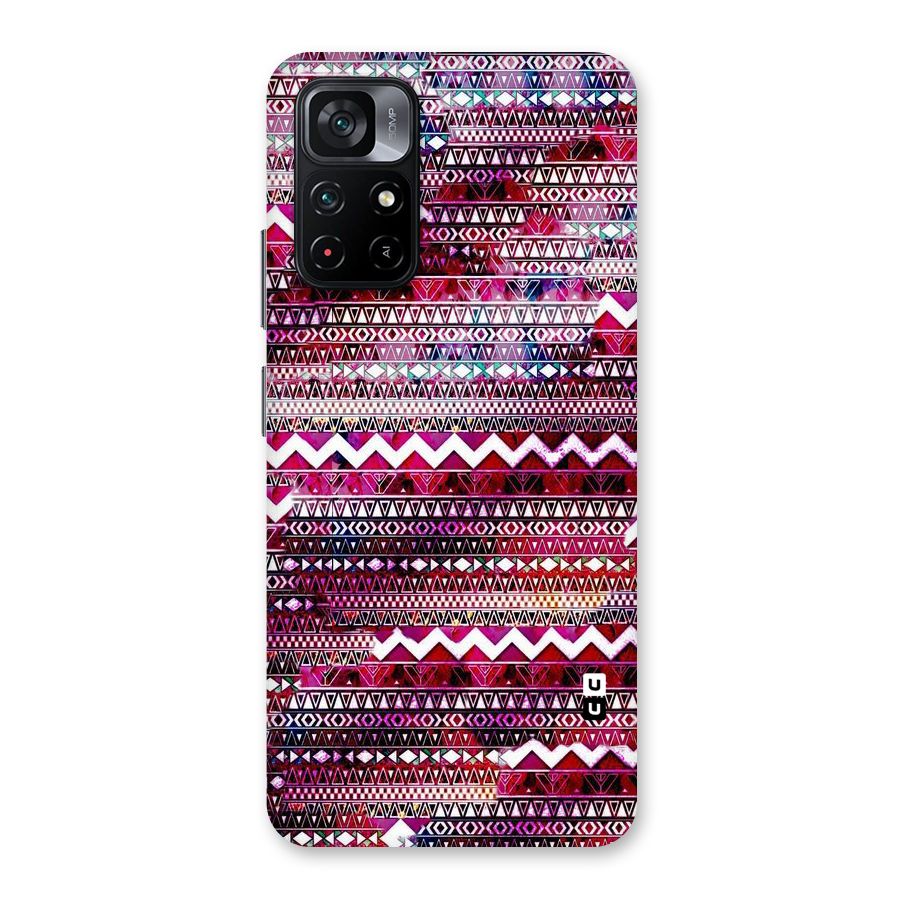 Pink Indie Pattern Back Case for Poco M4 Pro 5G