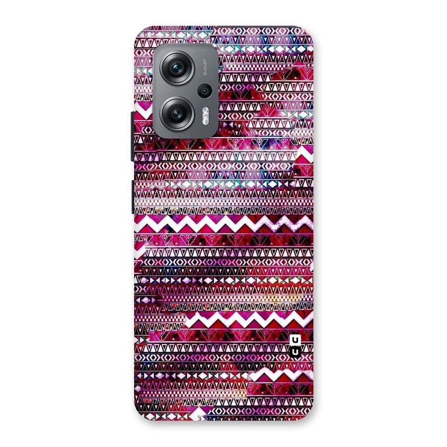 Pink Indie Pattern Back Case for Redmi K50i