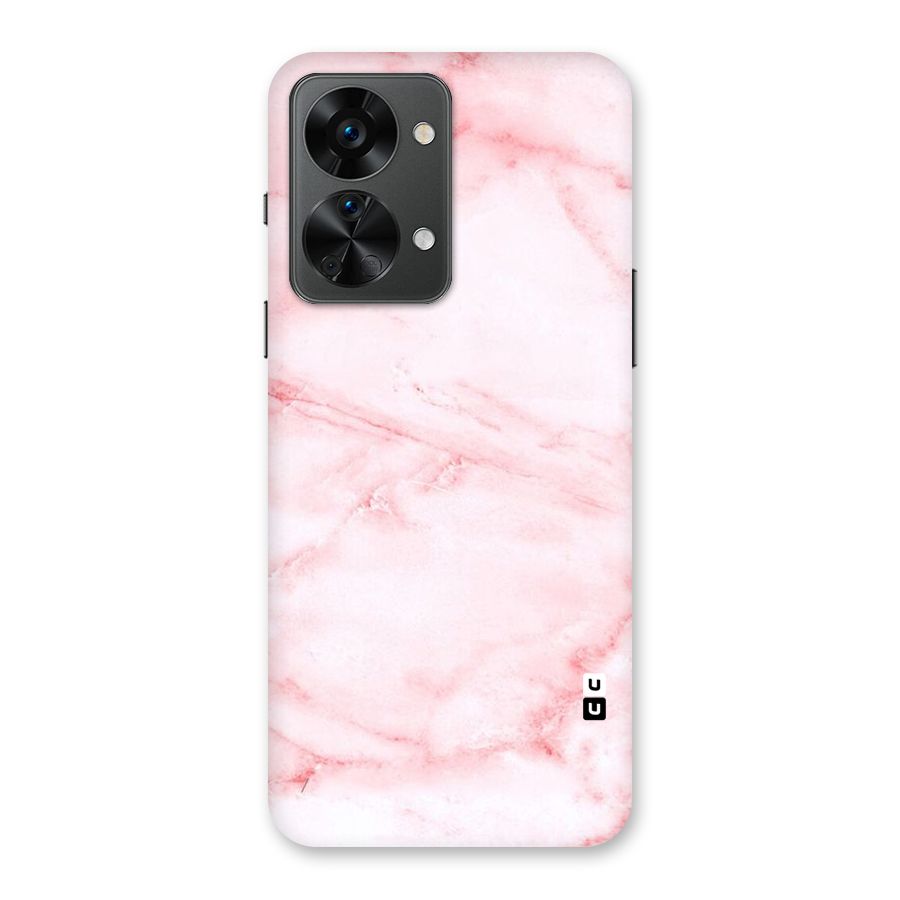 Pink Marble Print Back Case for OnePlus Nord 2T