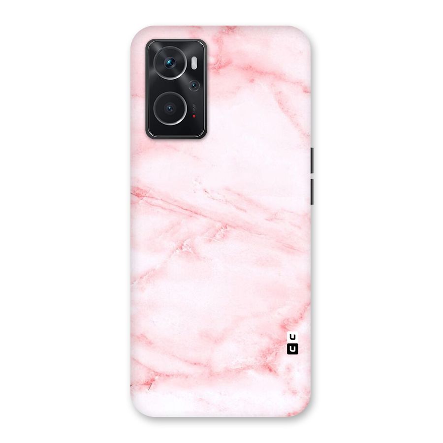 Pink Marble Print Back Case for Oppo K10 4G