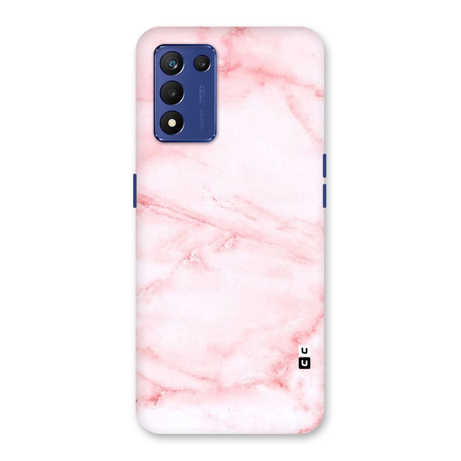 Pink Marble Print Back Case for Realme 9 5G Speed