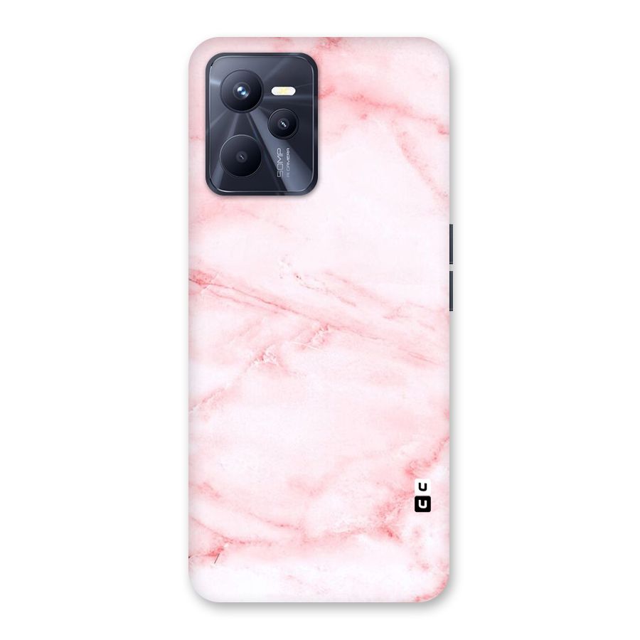 Pink Marble Print Back Case for Realme C35