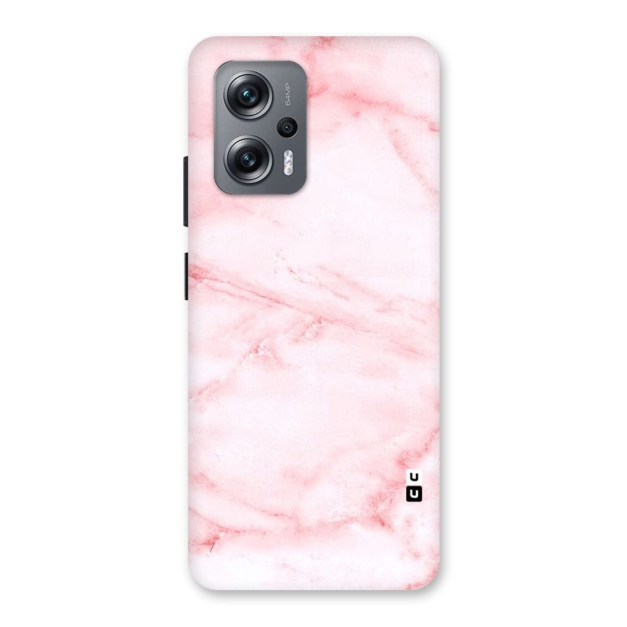 Pink Marble Print Back Case for Redmi K50i