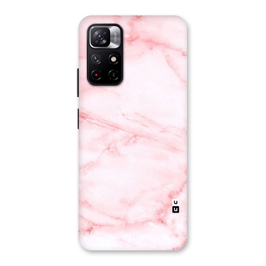 Pink Marble Print Back Case for Redmi Note 11T 5G