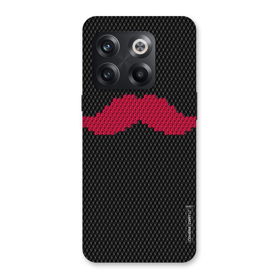 Pink Moustache Back Case for OnePlus 10T