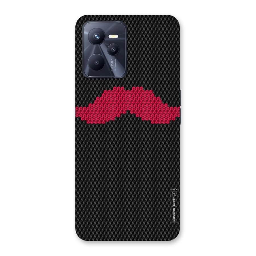 Pink Moustache Back Case for Realme C35