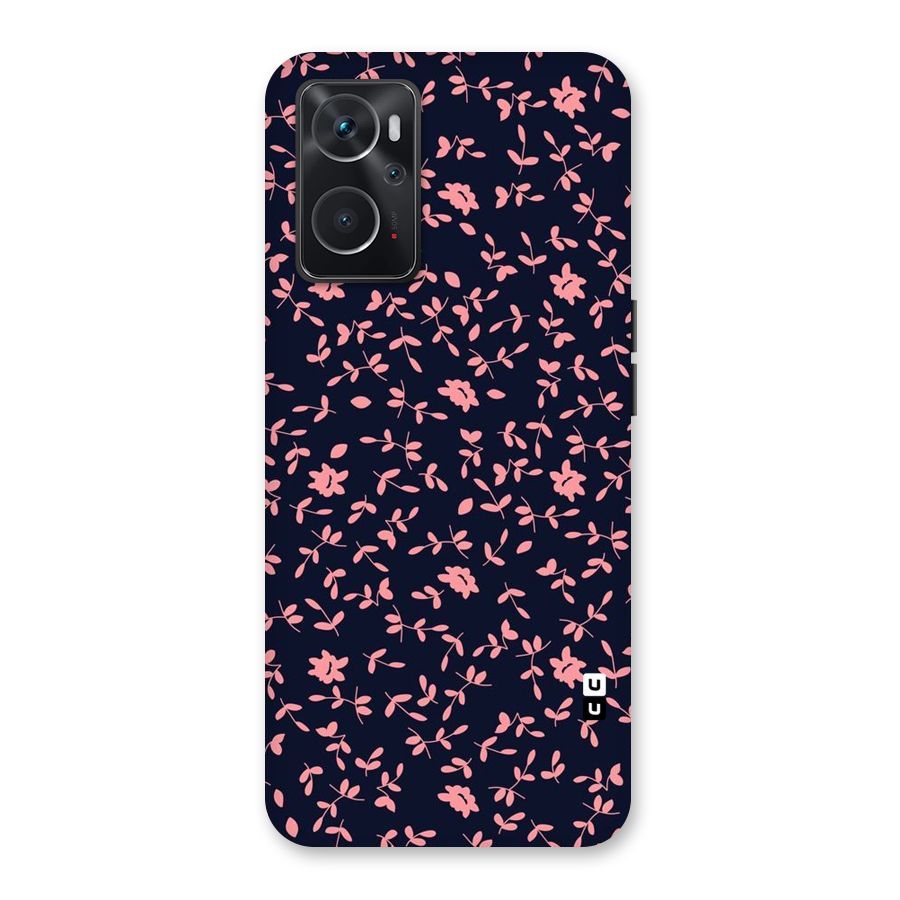 Pink Plant Design Back Case for Oppo K10 4G