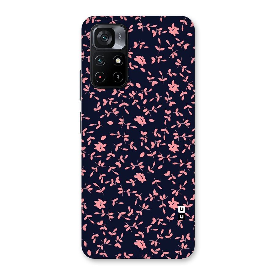 Pink Plant Design Back Case for Poco M4 Pro 5G