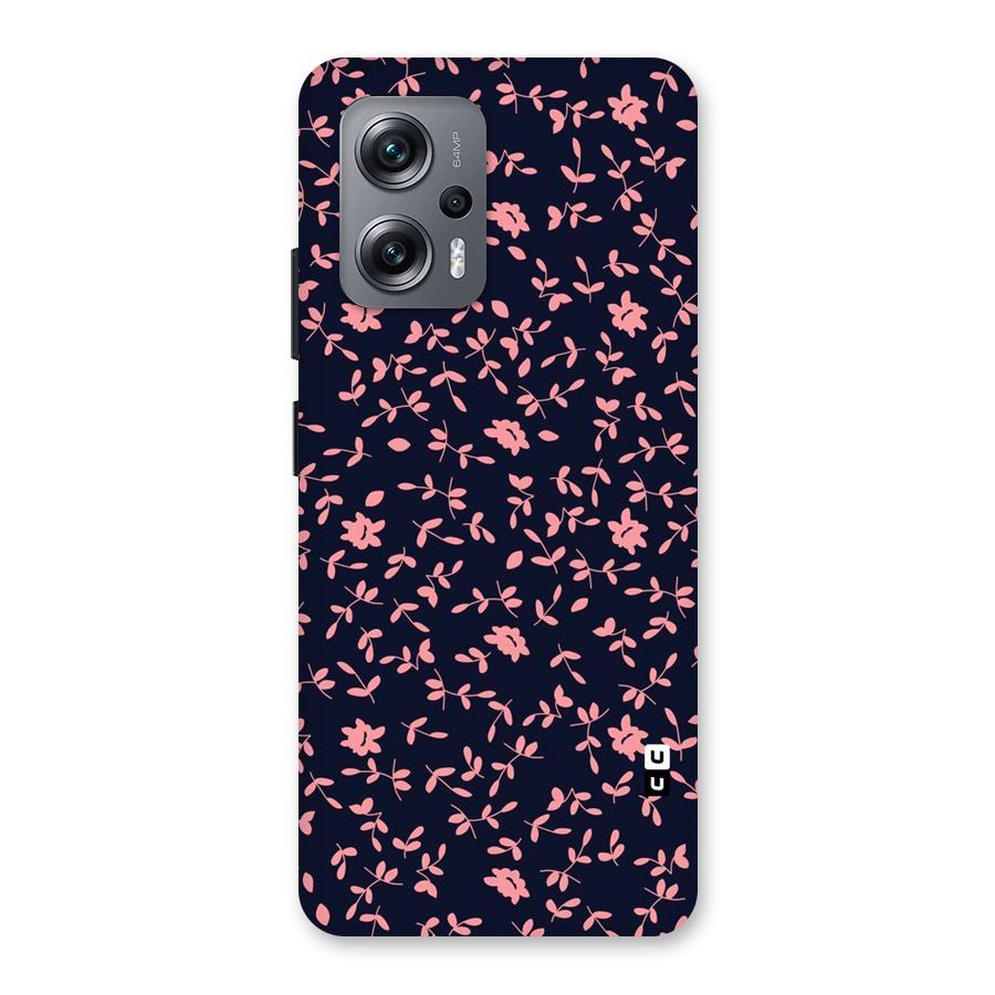 Pink Plant Design Back Case for Redmi K50i