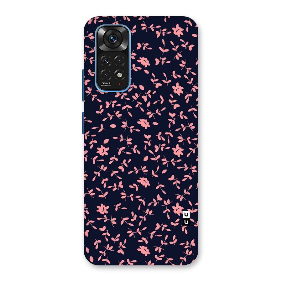 Pink Plant Design Back Case for Redmi Note 11S