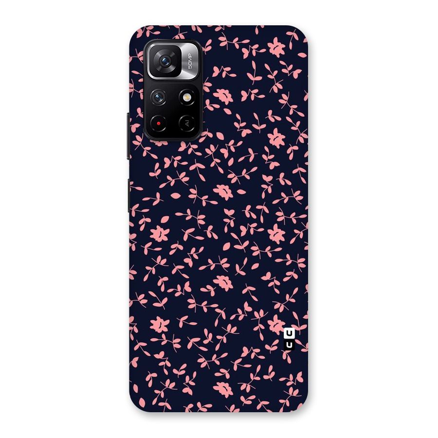 Pink Plant Design Back Case for Redmi Note 11T 5G