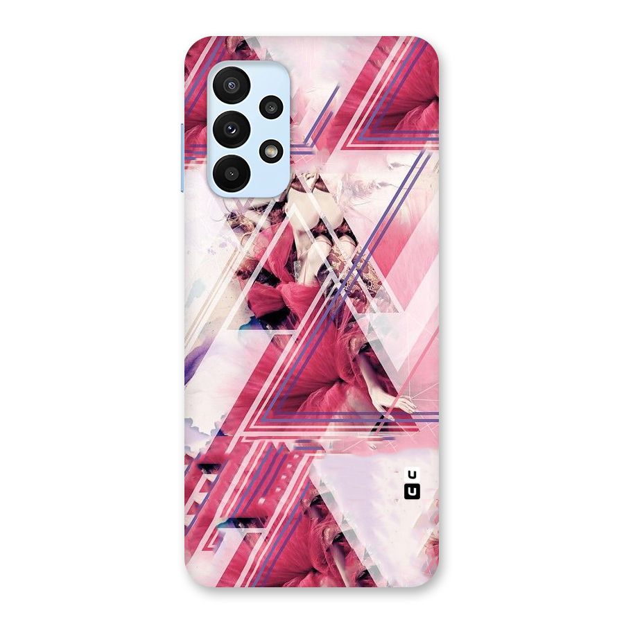 Pink Rose Abstract Back Case for Galaxy A23