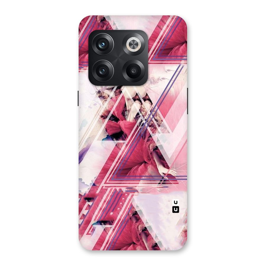 Pink Rose Abstract Back Case for OnePlus 10T