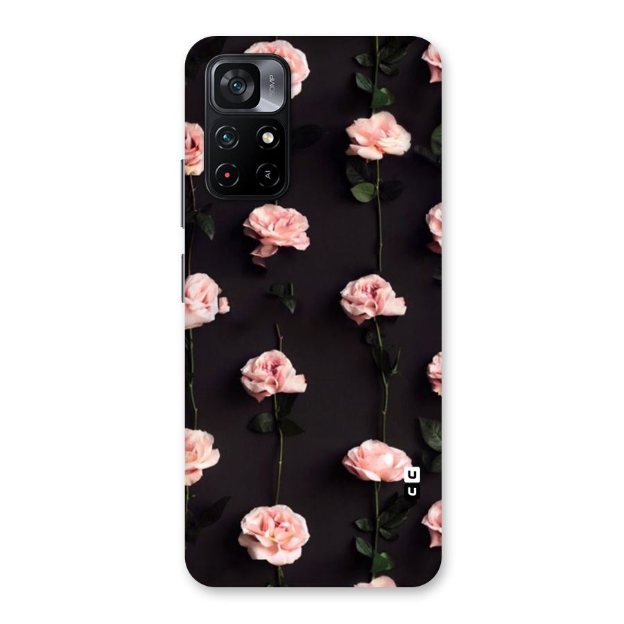 Pink Roses Back Case for Poco M4 Pro 5G