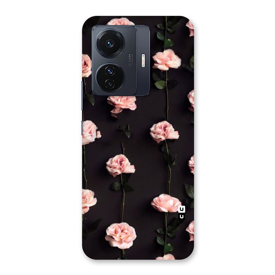 Pink Roses Back Case for Vivo T1 Pro