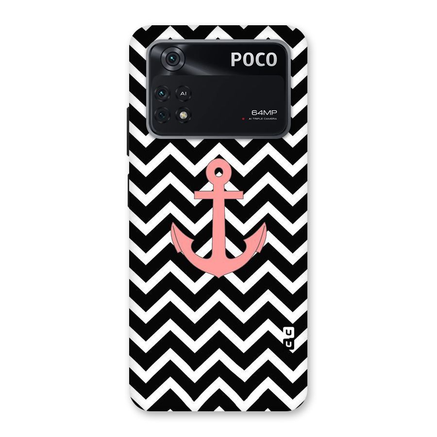 Pink Sailor Back Case for Poco M4 Pro 4G