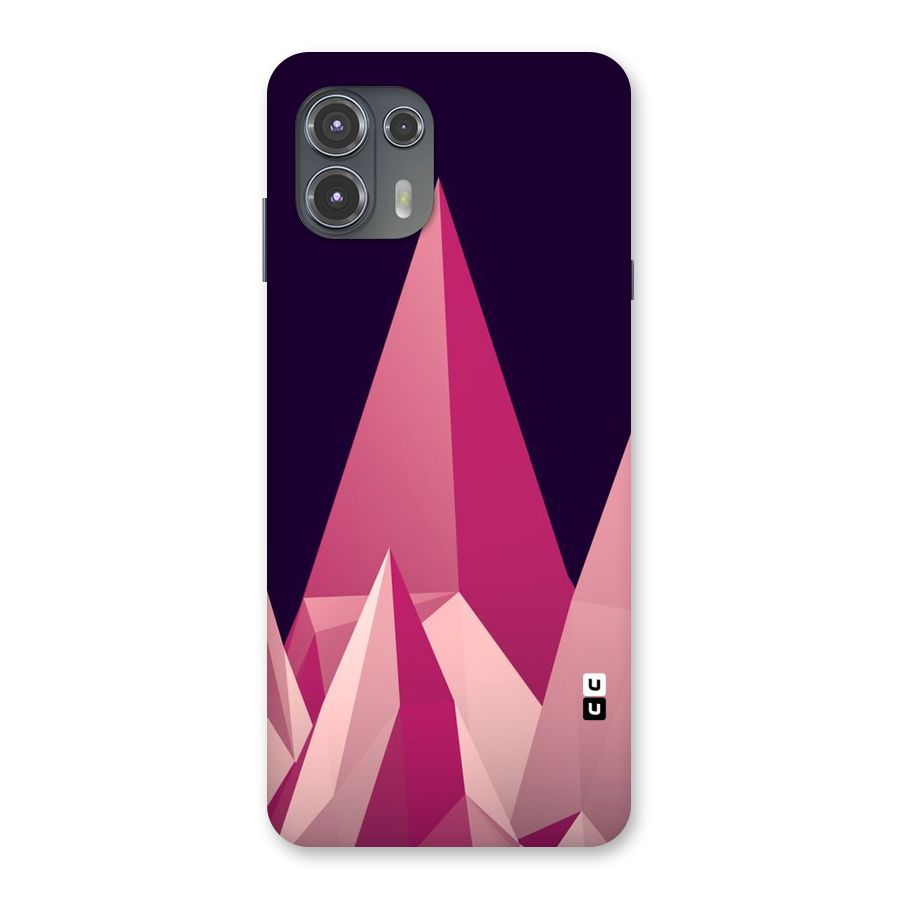 Pink Sharp Back Case for Motorola Edge 20 Fusion