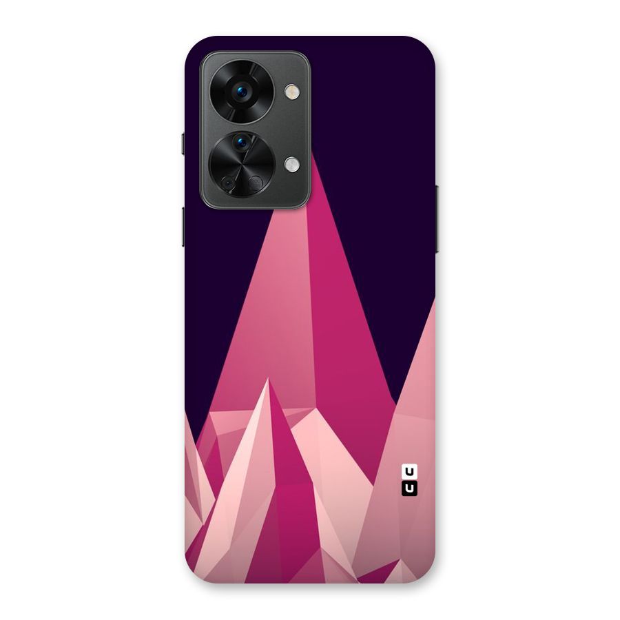 Pink Sharp Back Case for OnePlus Nord 2T