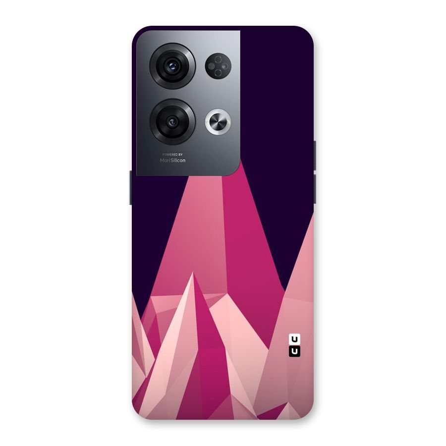 Pink Sharp Back Case for Oppo Reno8 Pro 5G