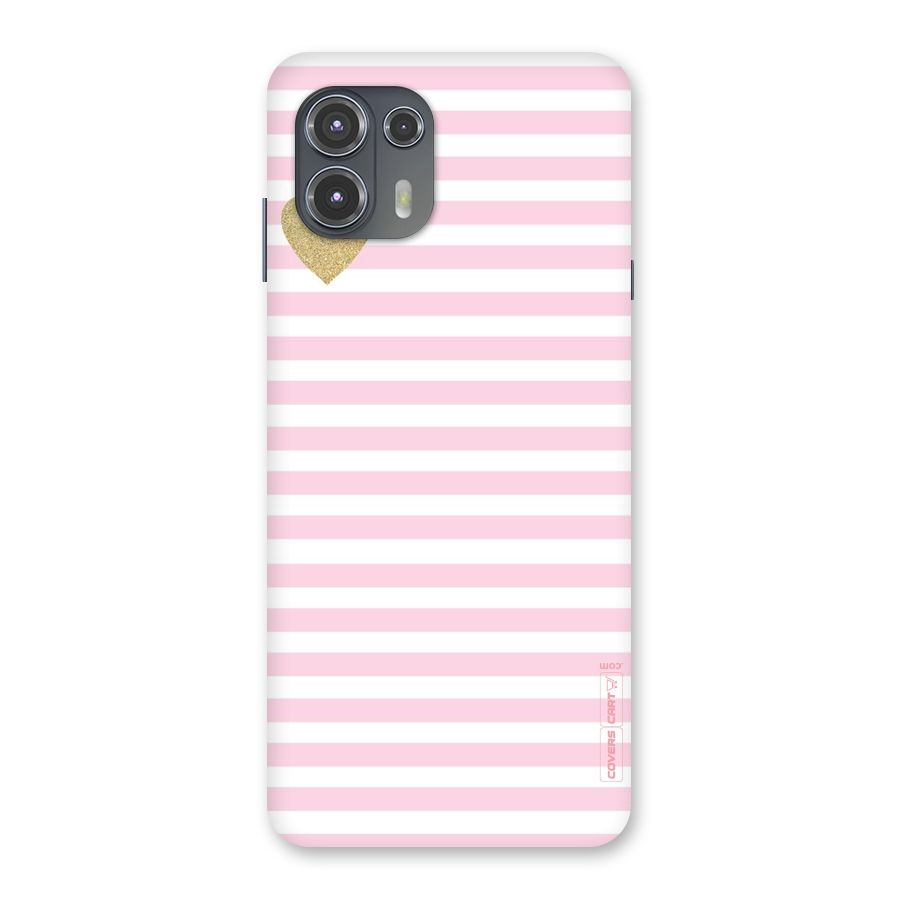 Pink Stripes Back Case for Motorola Edge 20 Fusion