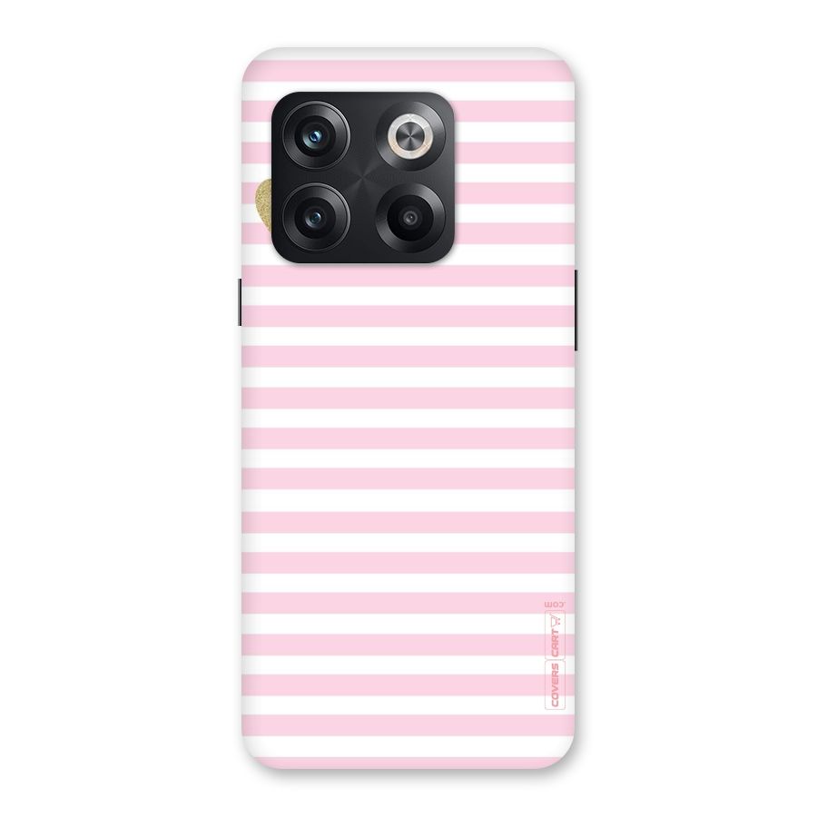 Pink Stripes Back Case for OnePlus 10T