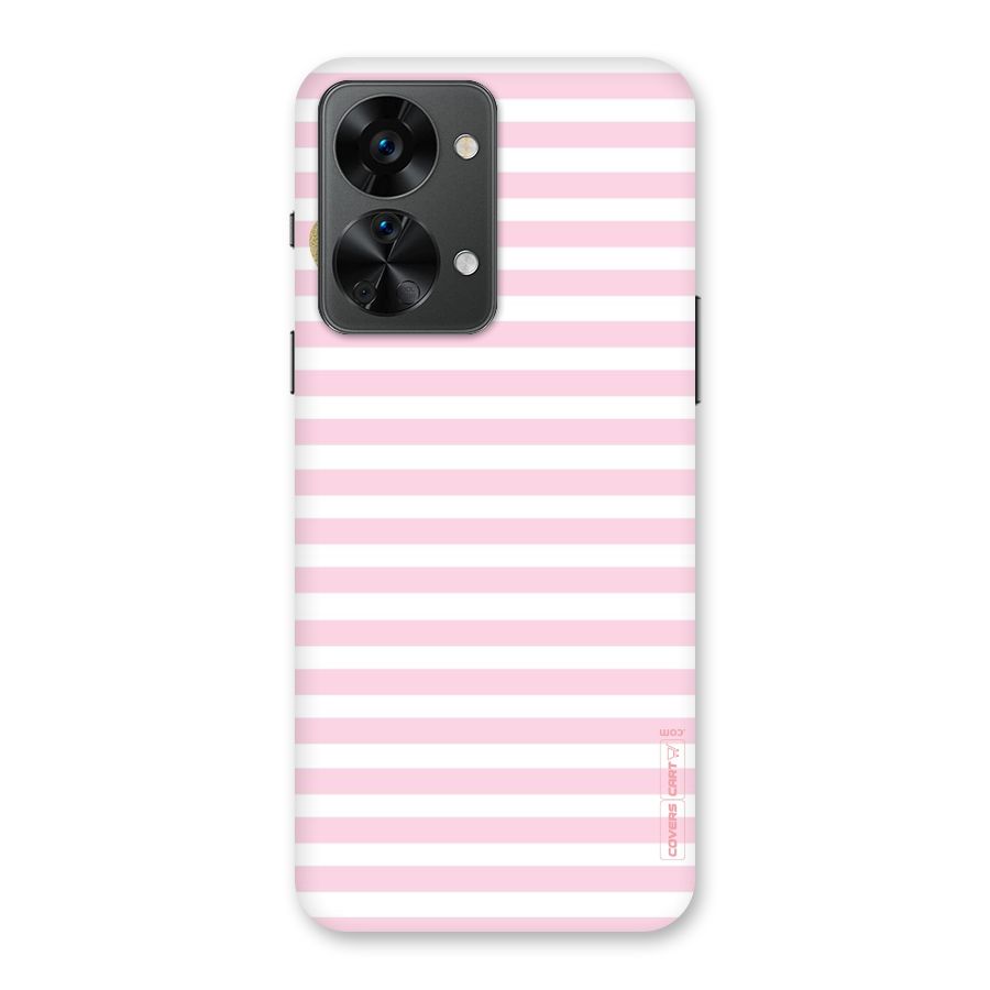 Pink Stripes Back Case for OnePlus Nord 2T