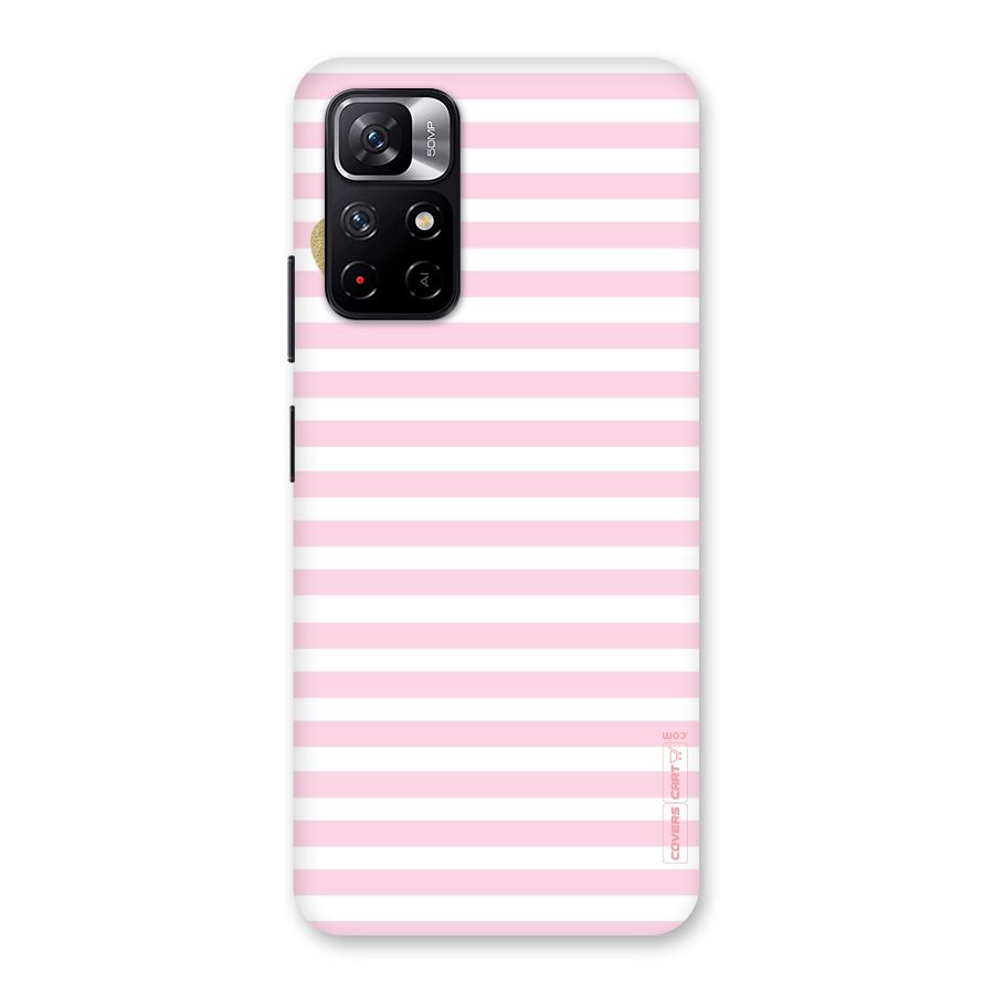 Pink Stripes Back Case for Redmi Note 11T 5G