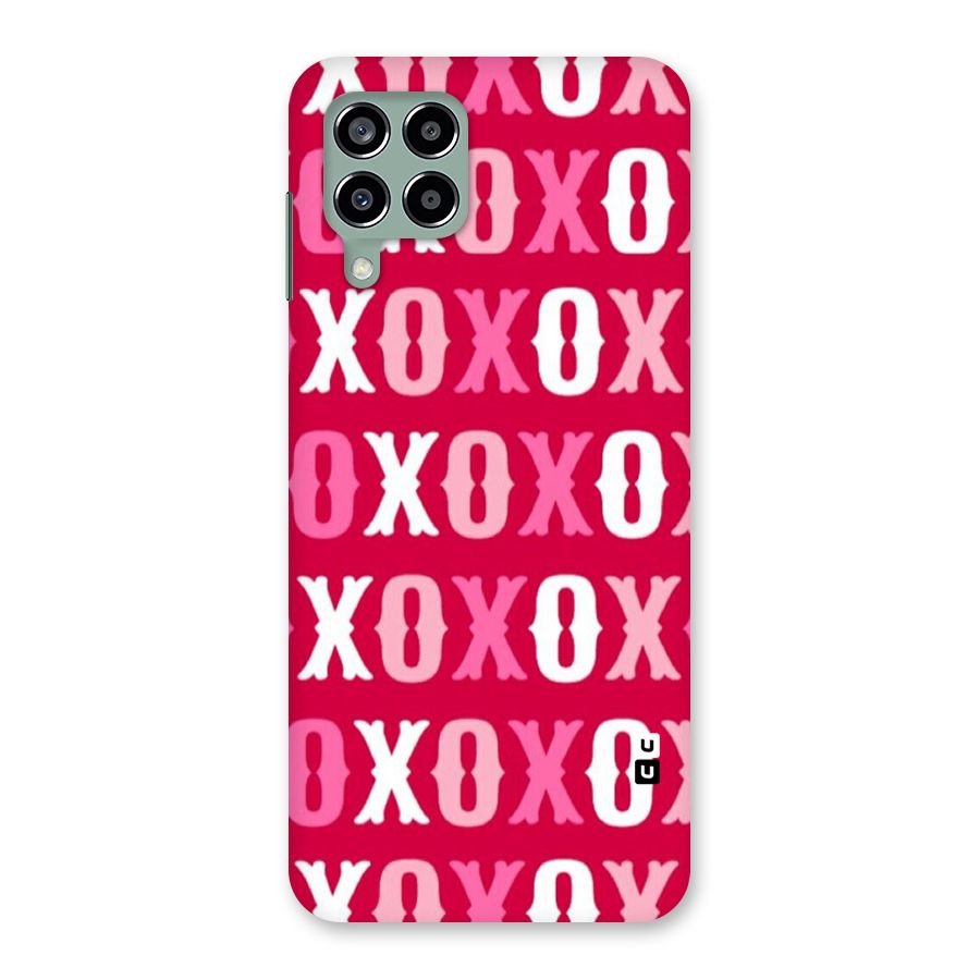 Pink White Xoxo Back Case for Galaxy M33