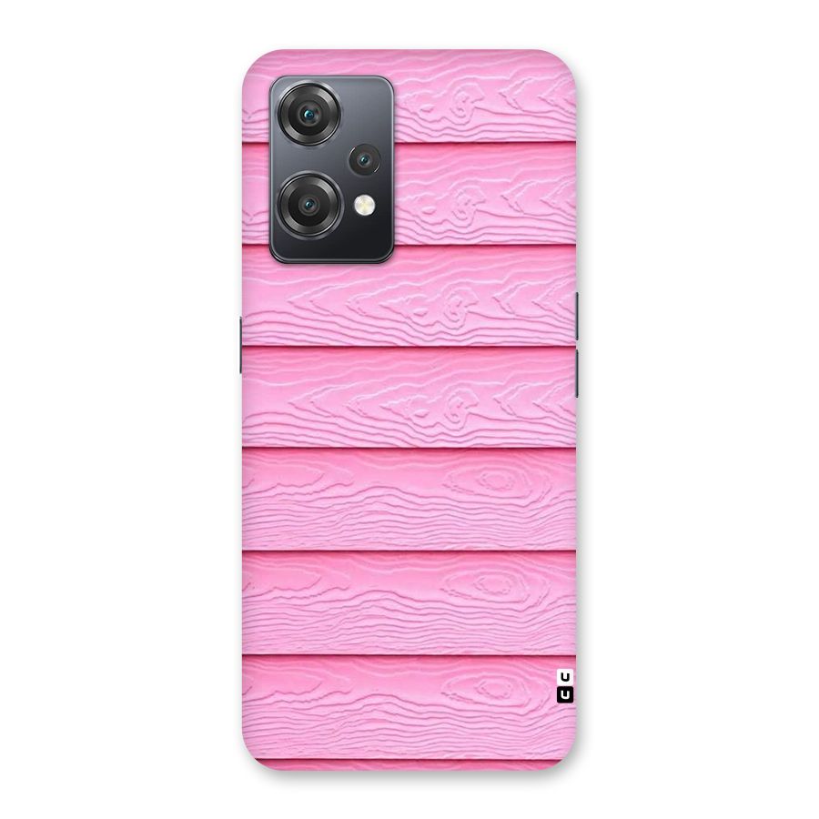 Pink Wood Back Case for OnePlus Nord CE 2 Lite 5G