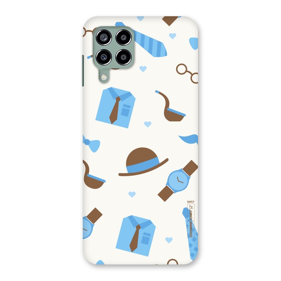 Pipe Hat Watch Pattern Back Case for Galaxy M33