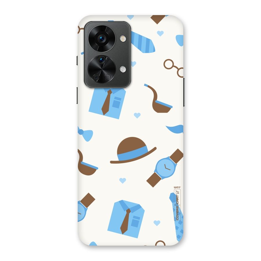Pipe Hat Watch Pattern Back Case for OnePlus Nord 2T