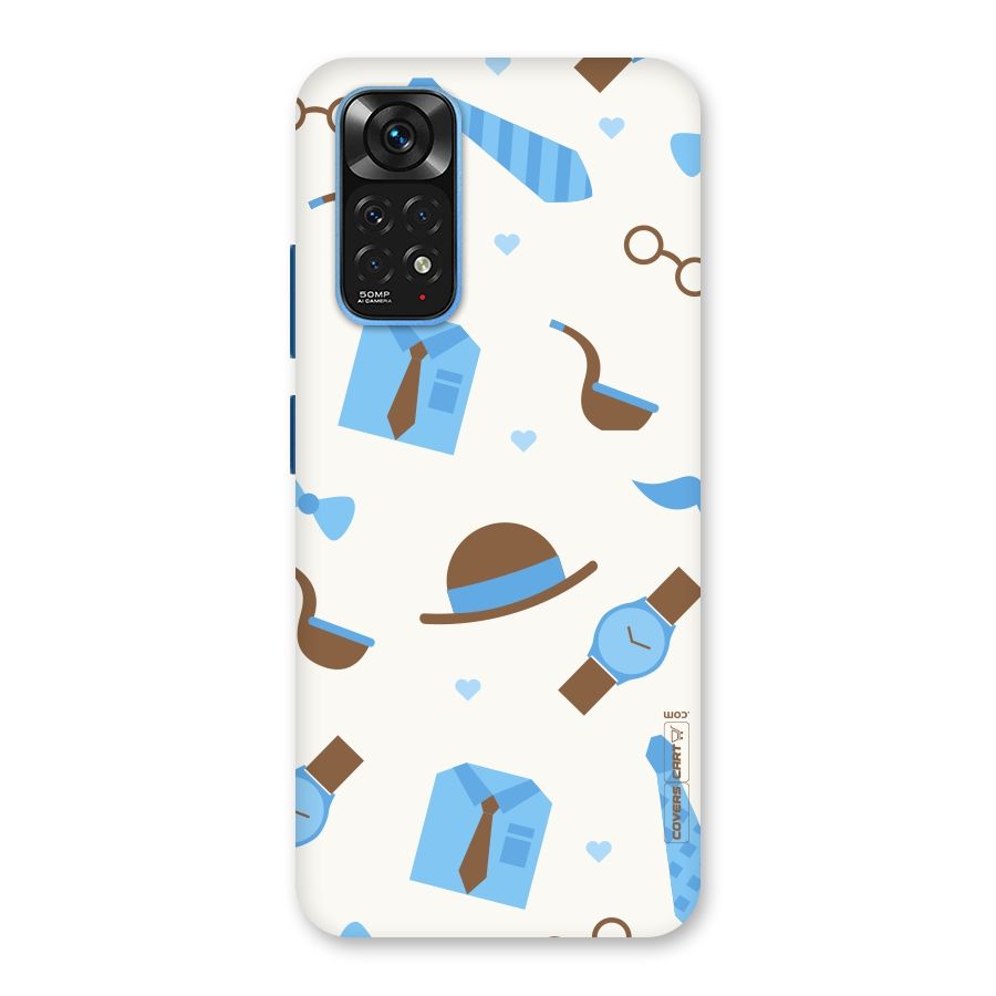 Pipe Hat Watch Pattern Back Case for Redmi Note 11S