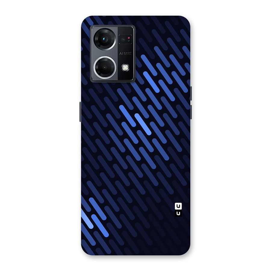 Pipe Shades Pattern Printed Glass Back Case for Oppo F21 Pro 5G
