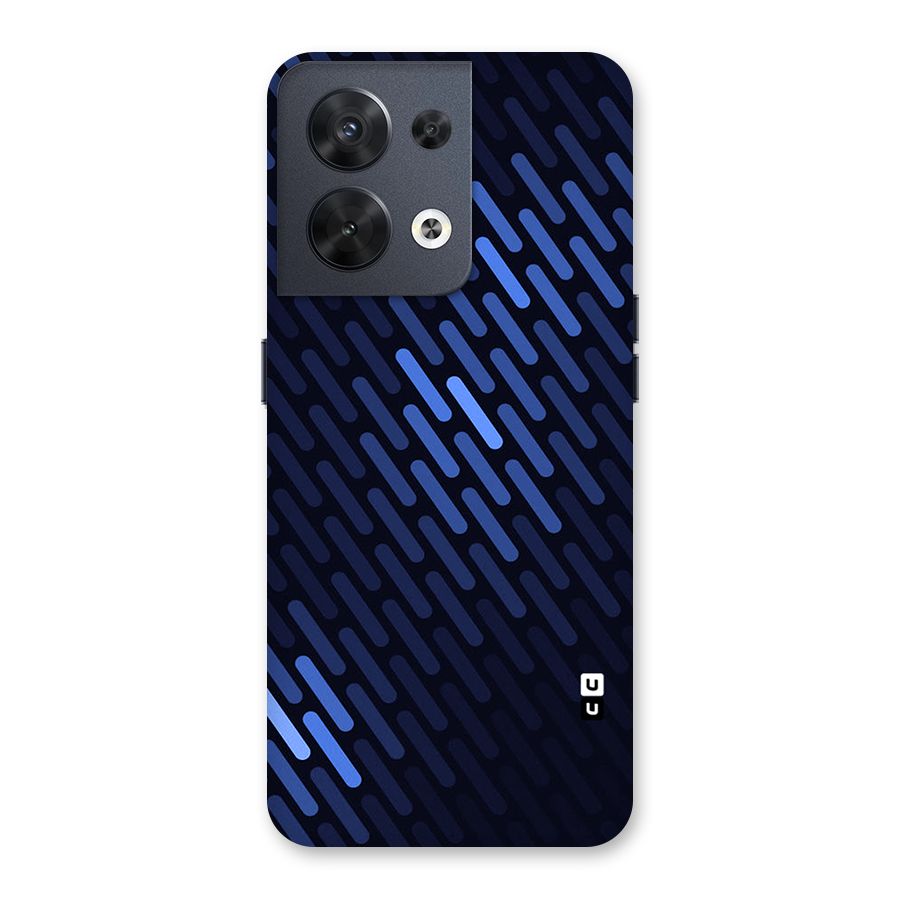 Pipe Shades Pattern Printed Back Case for Oppo Reno8 5G