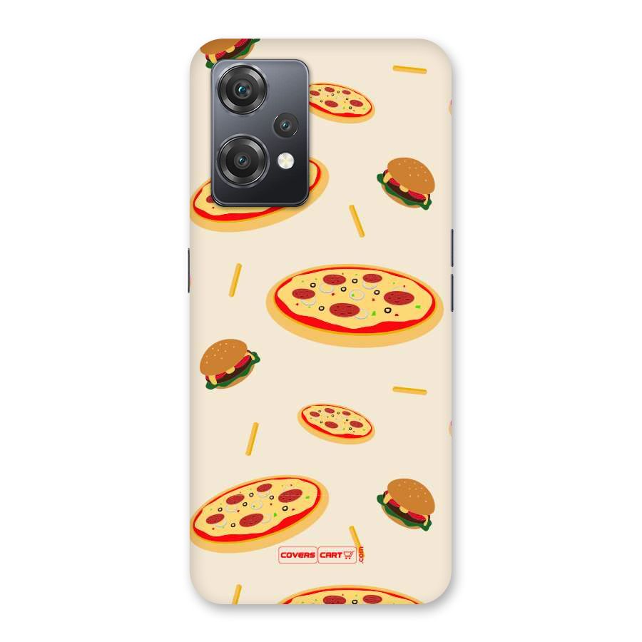Pizza and Burger Love Back Case for OnePlus Nord CE 2 Lite 5G