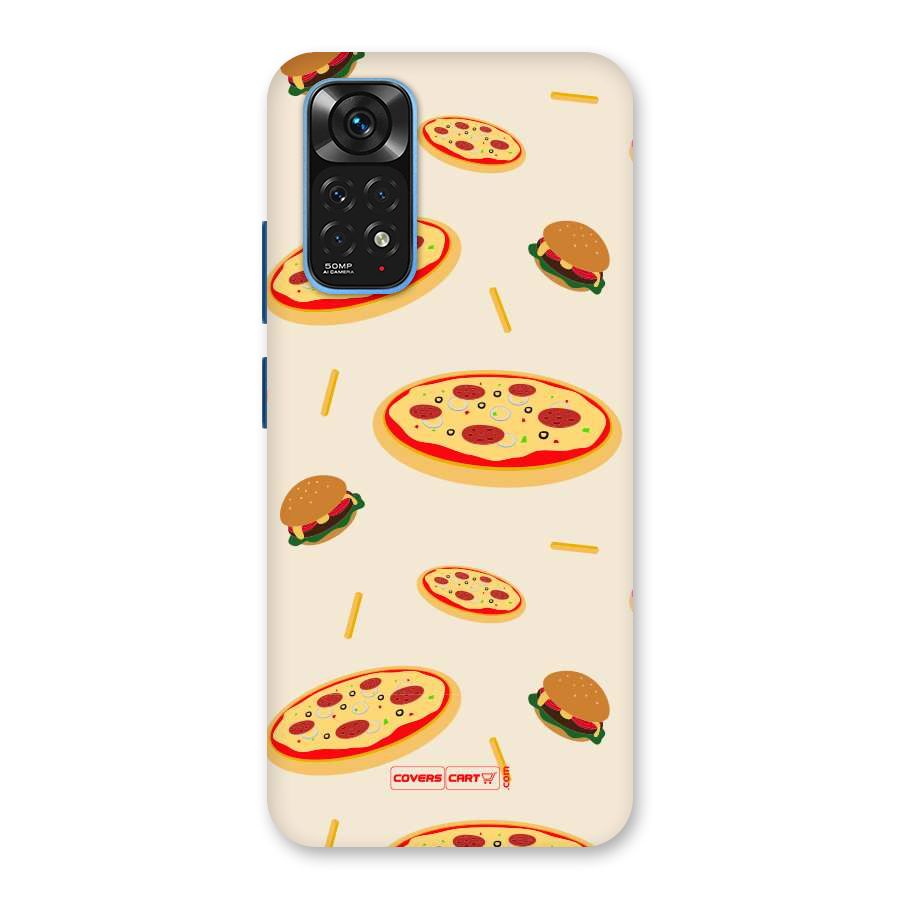 Pizza and Burger Love Back Case for Redmi Note 11S