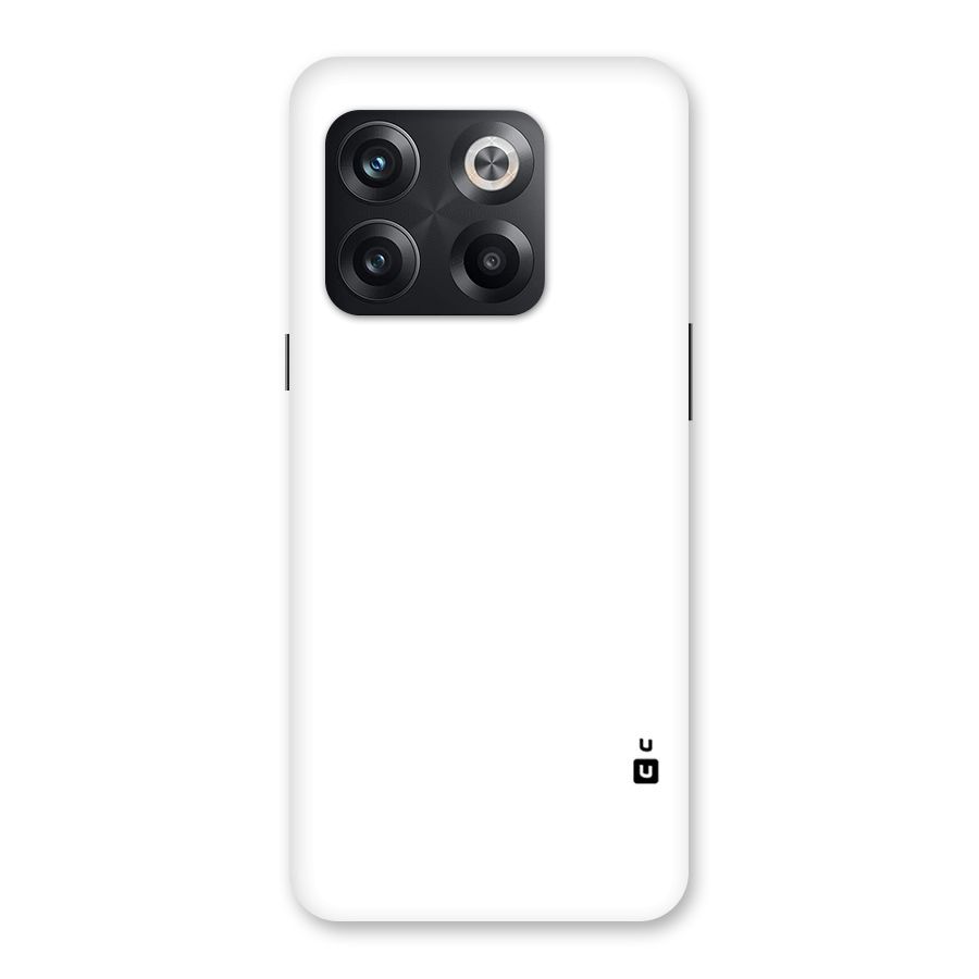 Plain White Back Case for OnePlus 10T