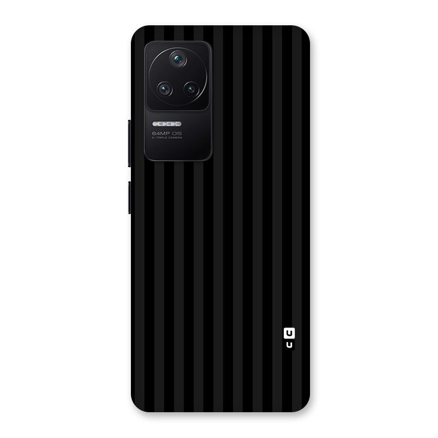 Pleasing Dark Stripes Back Case for Poco F4 5G