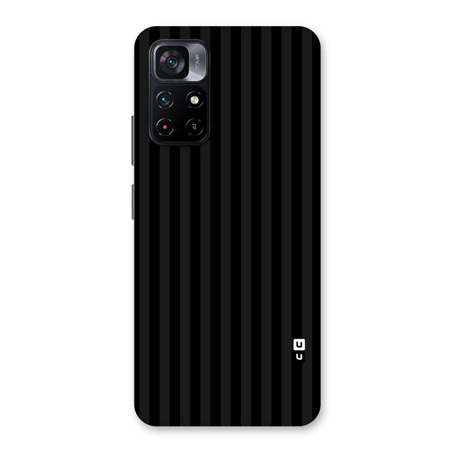Pleasing Dark Stripes Back Case for Poco M4 Pro 5G