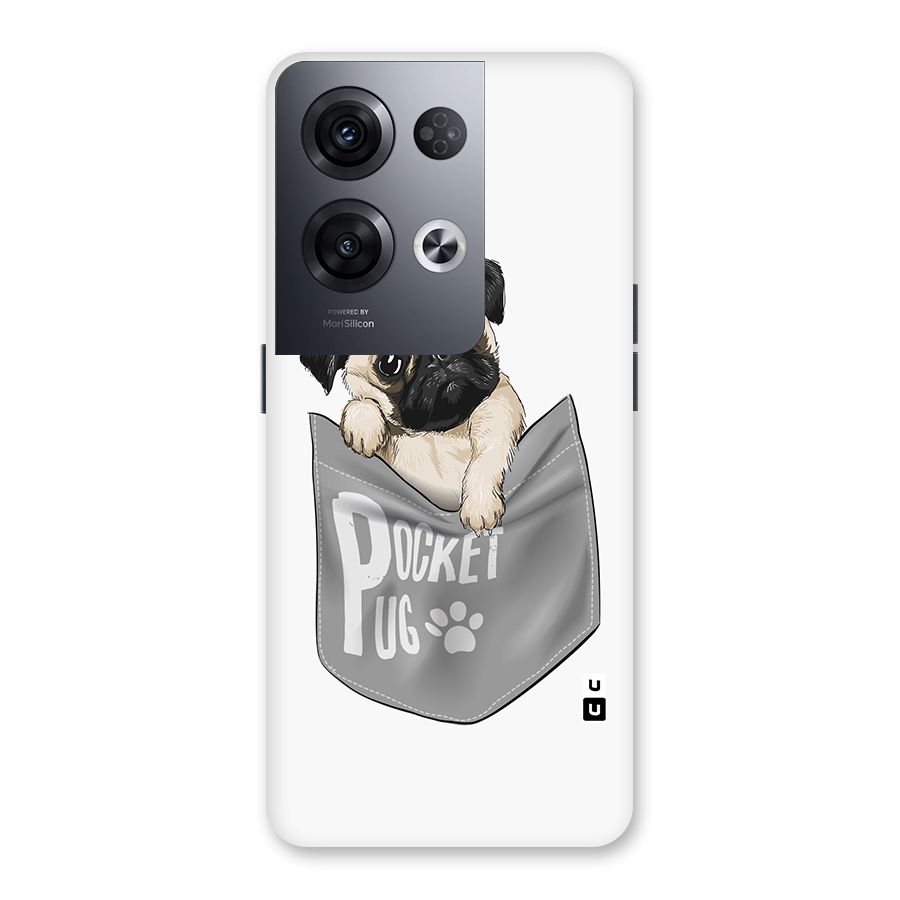 Pocket Pug Back Case for Oppo Reno8 Pro 5G