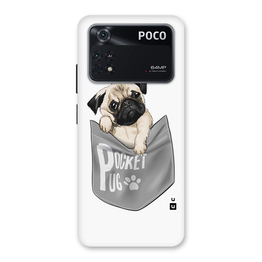 Pocket Pug Back Case for Poco M4 Pro 4G