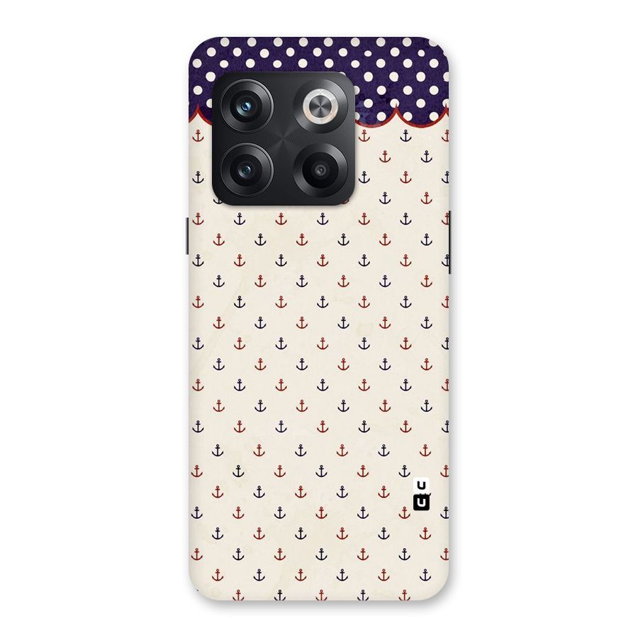 Polka Anchor Back Case for OnePlus 10T