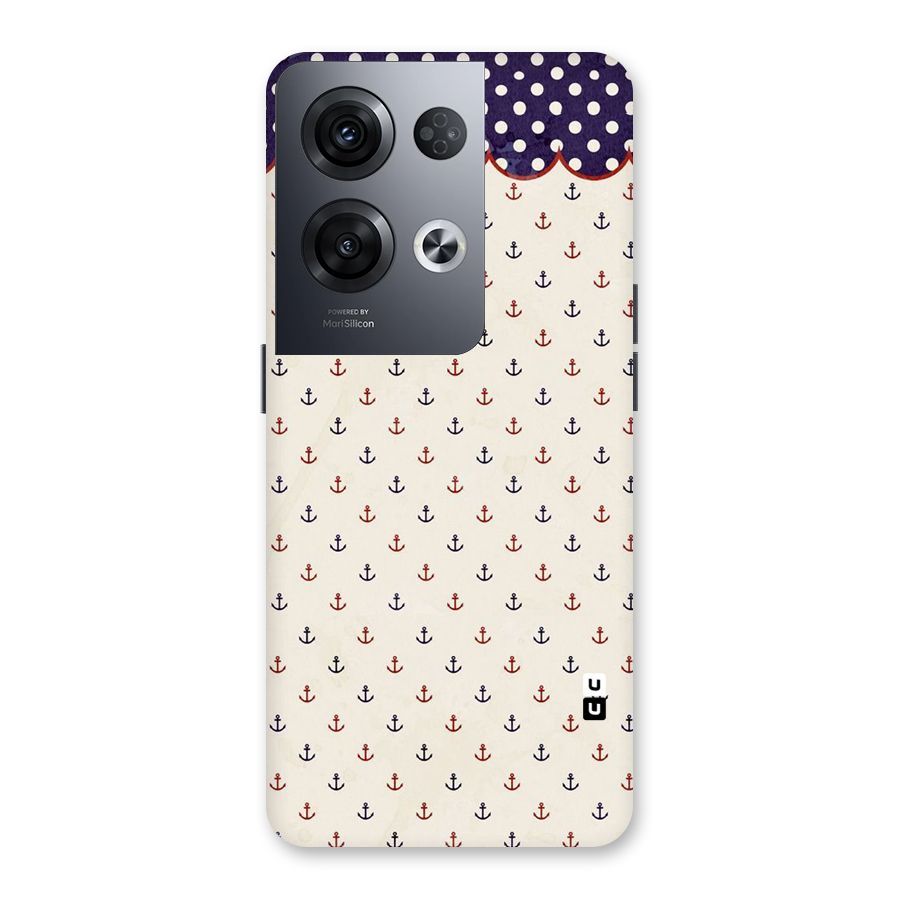 Polka Anchor Back Case for Oppo Reno8 Pro 5G
