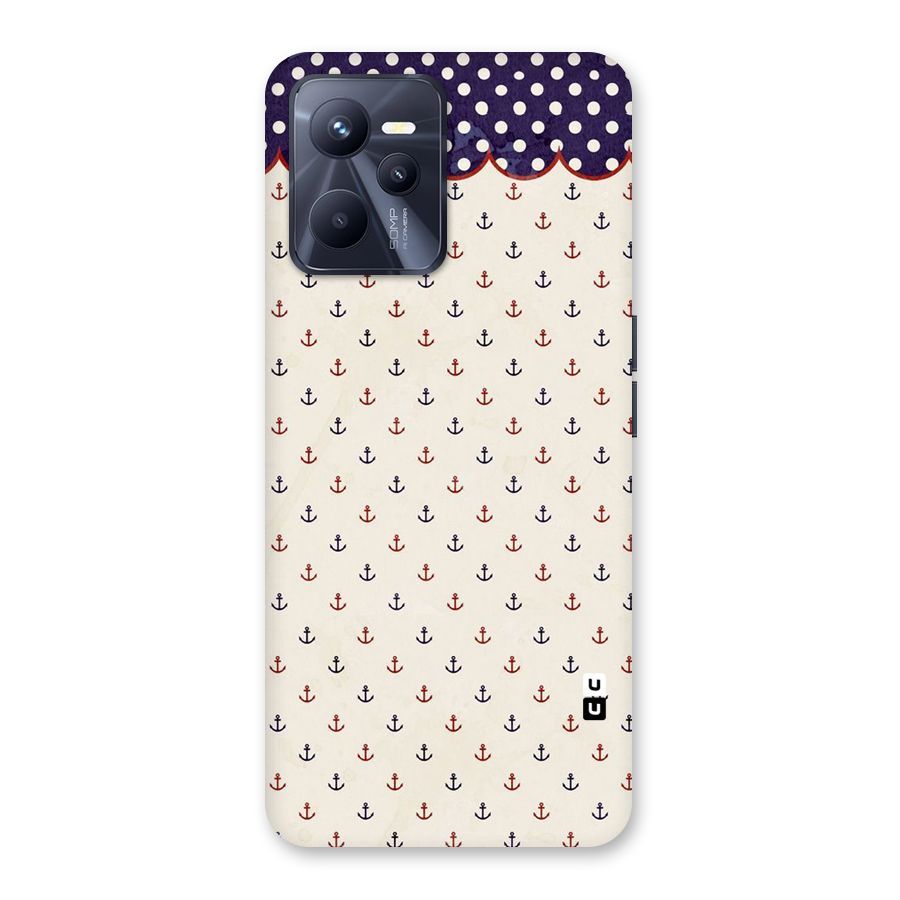 Polka Anchor Back Case for Realme C35
